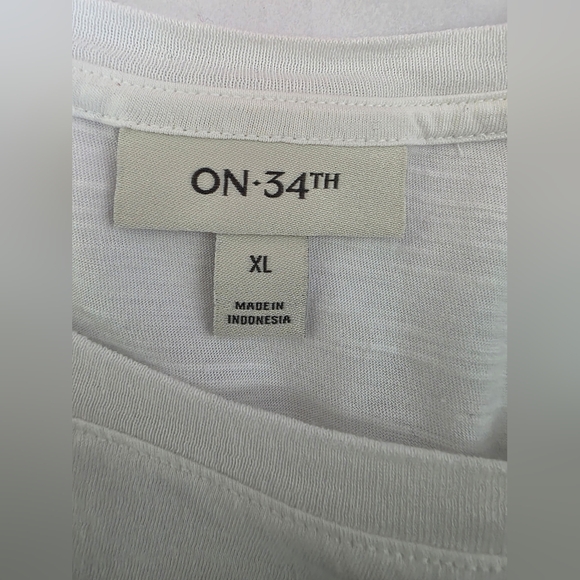 White Ruffle Sleeve Top - Picture 6 of 6